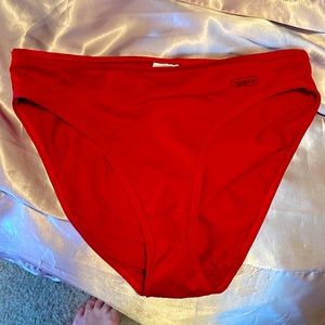 Red panties